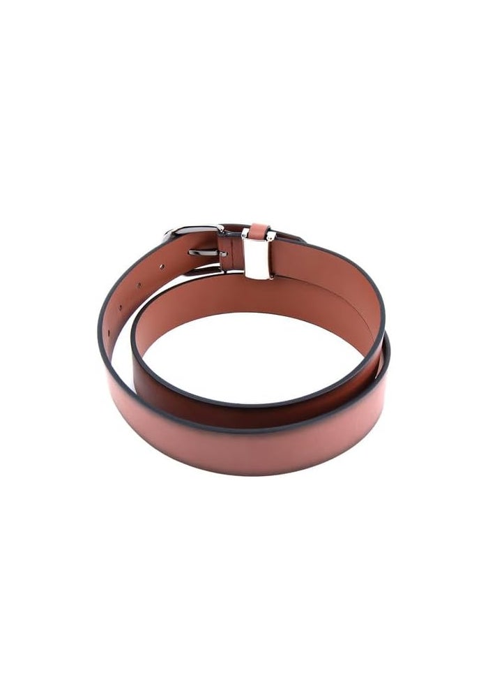 Daiso حزام دايسو المسطح البني الكلاسيكي القابل للتعديل - Image 2
